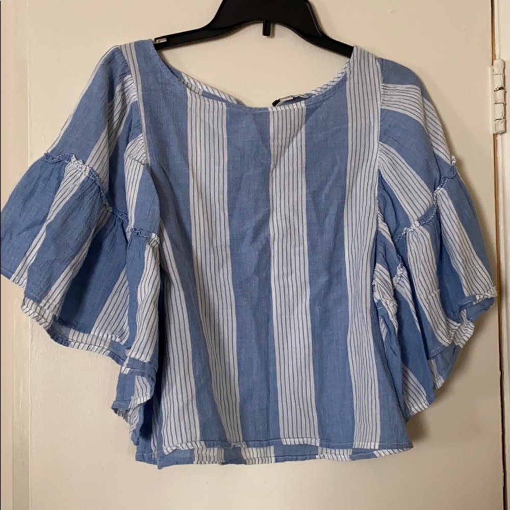 Denim blouse